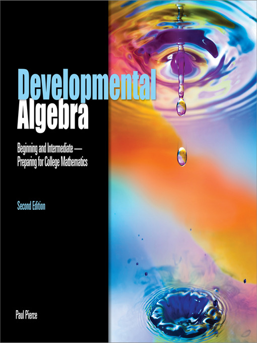 Title details for Developmental Algebra by Paul Pierce - Available